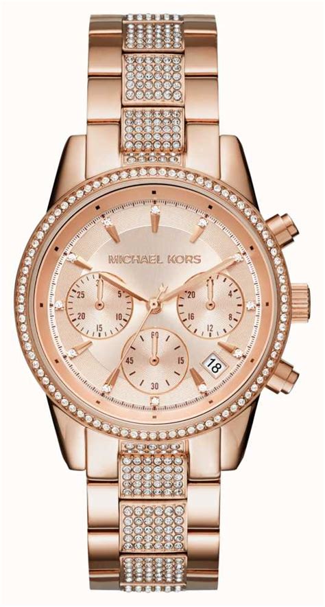 michael kors mk6485|Ritz Pavé Rose Gold.